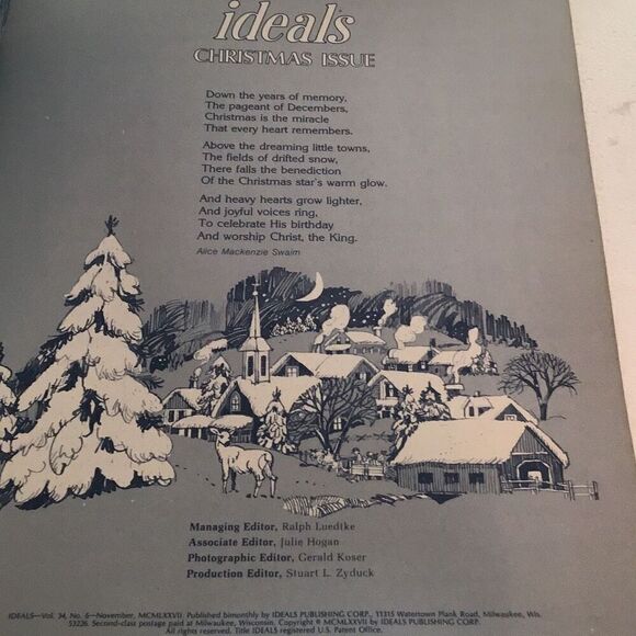 Vintage November 1977. Ideals Christmas issue - Picture 3 of 8